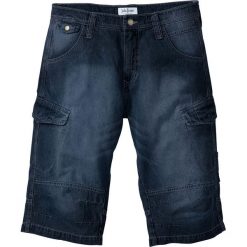 Długie bermudy Loose Fit bonprix ciemnoniebieski "used". Jeansy marki Under Armour. Za 89.99 zł.