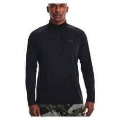 Bluza fitness męska Under Armour Tech 2.0 1/2 Zip. Czarne bluzy bez kaptura Under Armour, m, bez wzorów, bez kaptura. Za 146.99 zł.