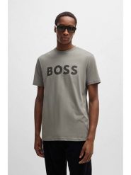 Hugo Boss Koszulka w kolorze szarym rozmiar: XL. Szare bezrękawniki HUGO BOSS, xl, bez wzorów, z bawełny, bez kołnierzyka, bez ramiączek. Za 130.99 zł.