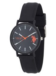 U.S. Polo Assn. Zegarek kwarcowy w kolorze czarnym rozmiar: onesize. Czarne, analogowe zegarki U.S. Polo Assn., sztuczne. Za 86.99 zł.