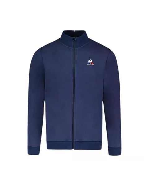 Bluza dresowa sportowa męska ESS FZ Sweat N°4 M. Niebieskie bluzy bez kaptura le coq sportif, m, bez wzorów, z bawełny, bez kaptura. Za 336.20 zł.