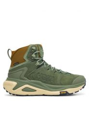 Hoka Trekkingi Kaha 3 GTX GORE-TEX 1162530 Zielony. Zielone botki sznurowane HOKA, bez wzorów, z gore-texu, bez obcasa, bez zapięcia. Za 1,099.00 zł.