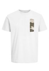 Bawełniany t-shirt T-SIDE. Białe t-shirty Volcano, m, bez wzorów, z bawełny, bez kołnierzyka, bez ramiączek. Za 59.99 zł.