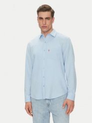 Levi's® Koszula Sunset Pocket 85746-0182 Błękitny Standard Fit. Niebieskie koszule m, bez wzorów, ze lnu, bez kołnierzyka, bez ramiączek. Za 189.99 zł.