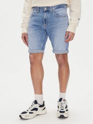 Tommy Jeans Szorty jeansowe Ronnie DM0DM20962 Niebieski Slim Fit. Niebieskie szorty Tommy Jeans, m, bez wzorów, z bawełny. Za 189.99 zł.