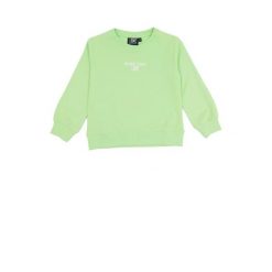 Bluza z bawełna z ściągacze na co dzień na siłownię. Zielone bluzy LEONE 1947 APPAREL, bez wzorów, z bawełny, bez kaptura. W wyprzedaży za 89.72 zł.