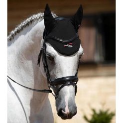 Czapka z muchą dla koni Premier Equine Atlas. Czarne krawaty i muchy PREMIER EQUINE, bez wzorów. Za 228.00 zł.