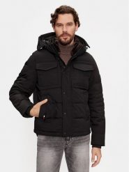 Tommy Hilfiger Kurtka puchowa Rockie MW0MW32790 Czarny Regular Fit. Czarne kurtki Tommy Hilfiger, m, bez wzorów, z puchu, bez kaptura. Za 834.99 zł.