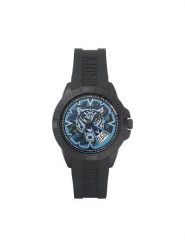 Plein Sport Zegarek Touchdown Camo PSFBA0523 Czarny. Czarne, analogowe zegarki Plein Sport. Za 539.99 zł.