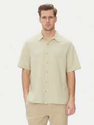 Jack&Jones Koszula Dobby 12277184 Zielony Relaxed Fit. Zielone koszule Jack&Jones, m, bez wzorów, z bawełny, bez kołnierzyka, bez ramiączek. Za 129.99 zł.