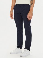 S.Oliver Spodnie materiałowe 2150222 Granatowy Regular Fit. Niebieskie spodnie materiałowe S.Oliver, m, bez wzorów, z bawełny. Za 169.99 zł.