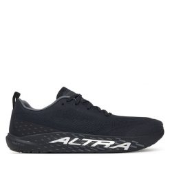 Buty do biegania Altra. Czarne buty do biegania Altra, bez wzorów, bez zapięcia, do biegania. Za 699.99 zł.