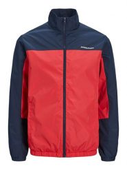 Jack & Jones Kurtka przejściowa w kolorze czerwono-granatowym rozmiar: L. Czerwone kurtki Jack & Jones, l, bez wzorów, bez kaptura. Za 73.41 zł.