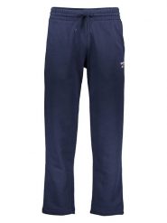 Reebok Spodnie dresowe w kolorze granatowym rozmiar: S. Niebieskie spodnie treningowe długie Reebok, s, bez wzorów, z dresówki. Za 75.16 zł.