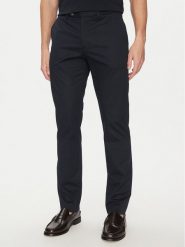 Tommy Hilfiger Chinosy Denton MW0MW38863 Granatowy Slim Fit. Niebieskie eleganckie spodnie Tommy Hilfiger, m, z bawełny. Za 359.99 zł.