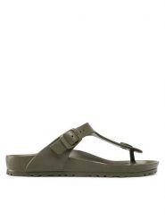 Birkenstock Japonki Gizeh EVA 1019143 Zielony. Zielone japonki Birkenstock, bez wzorów, z tworzywa sztucznego. Za 189.99 zł.