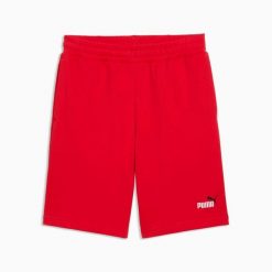 Spodenki sportowe męskie Puma ESS 2 COLOR NO.1 LOGO 10" TR 68471511. Czerwone krótkie spodenki sportowe Puma, l, bez wzorów, z bawełny. Za 92.08 zł.