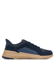 Geox Sneakersy U Vittour Plus U659KA 0227T CF4B4 Granatowy. Niebieskie buty sportowe casual Geox, bez wzorów, ze skóry, bez zapięcia. Za 449.99 zł.