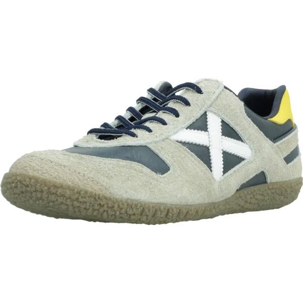 Buty MUNICH 8001660M Niebieski. Niebieskie buty turystyczne munich, bez wzorów, z materiału, bez zapięcia, na fitness i siłownię. Za 486.99 zł.