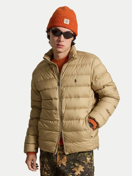 Polo Ralph Lauren Kurtka przejściowa 710B20424001 Beżowy Regular Fit. Brązowe kurtki Polo Ralph Lauren, m, bez wzorów, z syntetyku, bez kaptura. Za 1,699.00 zł.