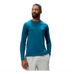 Longsleeve rowerowy męski Endura Loop Tech. Niebieskie bluzy ENDURA, m, bez wzorów, bez kaptura. Za 189.99 zł.