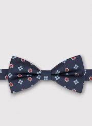 PAKO LORENTE – Granatowa mucha męska we wzorki. Krawaty i muchy Pako Lorente, bez wzorów, z poliesteru. Za 99.99 zł.