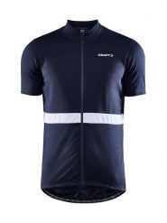 Craft Koszulka kolarska "Core Endur" w kolorze granatowym rozmiar: L. Niebieskie t-shirty sportowe Craft, bez wzorów, z materiału, bez ramiączek, rowerowe. Za 97.05 zł.