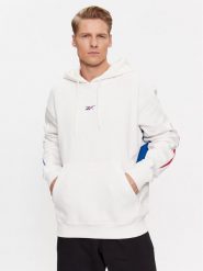 Reebok Bluza Classics Brand Proud HY7159 Biały Regular Fit. Białe bluzy Reebok, m, bez wzorów, z syntetyku, bez kaptura. Za 199.99 zł.