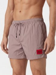 HUGO Szorty kąpielowe Dominica 50493450 Różowy Regular Fit. Czerwone kąpielówki Hugo, m, bez wzorów, z syntetyku. Za 279.99 zł.