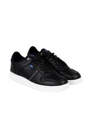 Gas Sneakersy "Grail LTX2" | GAM224201 | Grail LTX2 | Mężczyzna | Czarny. Czarne buty sportowe casual Gas, bez wzorów, ze skóry ekologicznej, bez zapięcia. W wyprzedaży za 219.00 zł.