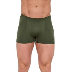 Bokserki męskie do biegania Brubeck B-LIGHT. Zielone bokserki Brubeck, m, bez wzorów, z poliamidu. Za 49.99 zł.