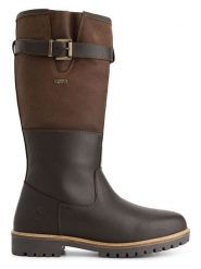 TRAVELIN' Skórzane kozaki "Hyllestad" w kolorze brązowym rozmiar: 45. Brązowe kozaki Travelin', bez wzorów, z materiału, bez obcasa, na płaskiej podeszwie, bez zapięcia. Za 546.48 zł.