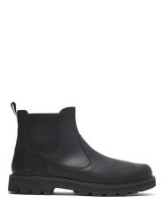 Sztyblety męskie Timberland Britton Road Mid Chelsea Boot. Czarne sztyblety Timberland, bez wzorów, bez obcasa, bez zapięcia. Za 579.99 zł.