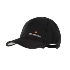 Czapka baseball CAP 3. Czarne czapki z daszkiem Bergson, bez wzorów, z materiału. Za 59.00 zł.