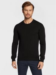 Hugo Sweter San Cedric-M1 50476832 Czarny Slim Fit. Czarne swetry rozpinane Hugo, m, bez wzorów, z wełny, bez kołnierzyka, bez ramiączek. Za 469.99 zł.