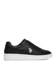 U.S. Polo Assn. Sneakersy EO-ROWAN001M/6L1 Czarny. Czarne buty sportowe casual U.S. Polo Assn., bez wzorów, ze skóry, bez zapięcia. Za 299.99 zł.