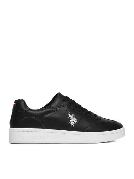 U.S. Polo Assn. Sneakersy EO-ROWAN001M/6L1 Czarny. Czarne buty sportowe casual U.S. Polo Assn., bez wzorów, ze skóry, bez zapięcia. Za 194.99 zł.