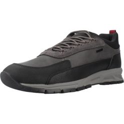 Buty GEOX U DORAY Szary. Szare buty turystyczne Geox, bez wzorów, z materiału, bez zapięcia, trekkingowe. Za 381.99 zł.