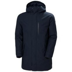 Kurtka wodoodporna z kapturem Helly Hansen Frogner. Niebieskie kurtki przeciwdeszczowe Helly Hansen, m, bez wzorów, z kapturem. Za 1,370.80 zł.