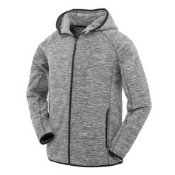 Męska Bluza Fitness Z Mikropolaru Z Zamkiem Błyskawicznym. Czarne bluzy SPIRO, na zimę, m, bez wzorów, bez kaptura. Za 141.99 zł.