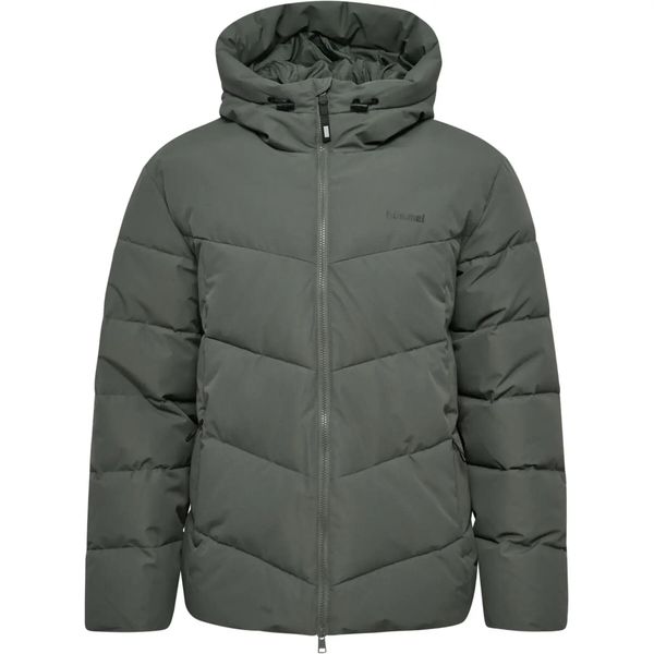 Kurtka puchowa Hummel. Szare kurtki Hummel, l, bez wzorów, z puchu, bez kaptura. Za 439.50 zł.