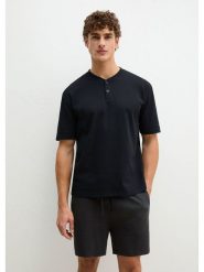 Marc O´Polo Bodywear Koszulka piżamowa w kolorze czarnym rozmiar: XL. Czarne piżamy xl, bez wzorów, bez ramiączek. Za 91.95 zł.