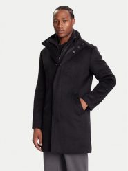 Guess Płaszcz przejściowy M4BL30 WGJ82 Czarny Regular Fit. Czarne płaszcze Guess, m, z aplikacjami, z syntetyku, bez kaptura. Za 899.99 zł.