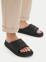 Hunter Klapki CEO-HLZ25930-1 Czarny. Czarne bluzy z kapturem Hunter, bez wzorów, z syntetyku, bez kaptura. Za 169.99 zł.