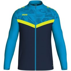 Poliestrowa bluza dresowa Jako Iconic. Niebieskie bluzy z kapturem JAKO, l, bez wzorów, z dresówki, z kapturem. Za 281.50 zł.