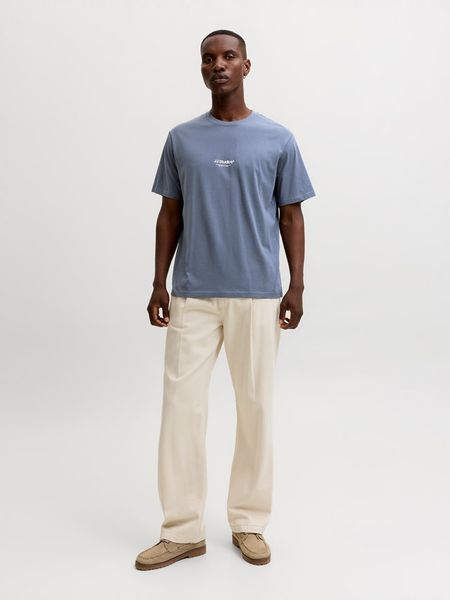 Jack & Jones Koszulka "Jjesoho" w kolorze niebieskim rozmiar: S. Niebieskie bezrękawniki Jack & Jones, s, bez wzorów, z bawełny, bez kołnierzyka, bez ramiączek. Za 64.95 zł.