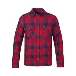 Koszula z długim rękawem Rafiki Virage. Czerwone koszule RAFIKI, m, bez wzorów, bez kołnierzyka, bez ramiączek. W wyprzedaży za 387.65 zł.