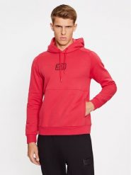 EA7 Emporio Armani Bluza 6RPM96 PJ07Z 1462 Czerwony Regular Fit. Czerwone bluzy EA7 Emporio Armani, l, bez wzorów, z bawełny, bez kaptura. Za 399.99 zł.