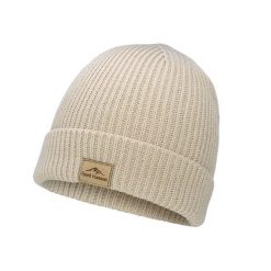 Czapka Beanie Unisex Fjord Nansen Hygge. Brązowe czapki zimowe Fjord Nansen, bez wzorów, z dzianiny. Za 89.99 zł.