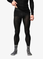 Legginsy termoaktywne Devold Wool Mesh 190 Longs. Czarne bielizna termoaktywna Devold, l, bez wzorów, z meshu. Za 424.99 zł.